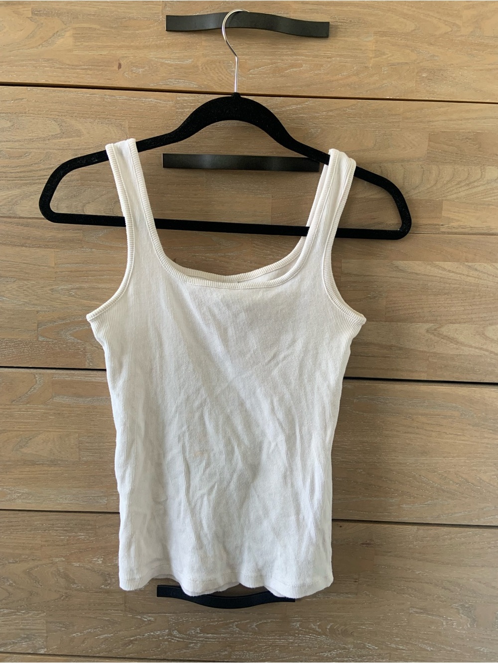 Kotn White Ribbed Tank